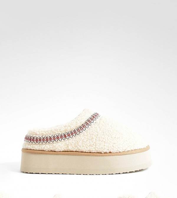 boohoo  - Beige Mules