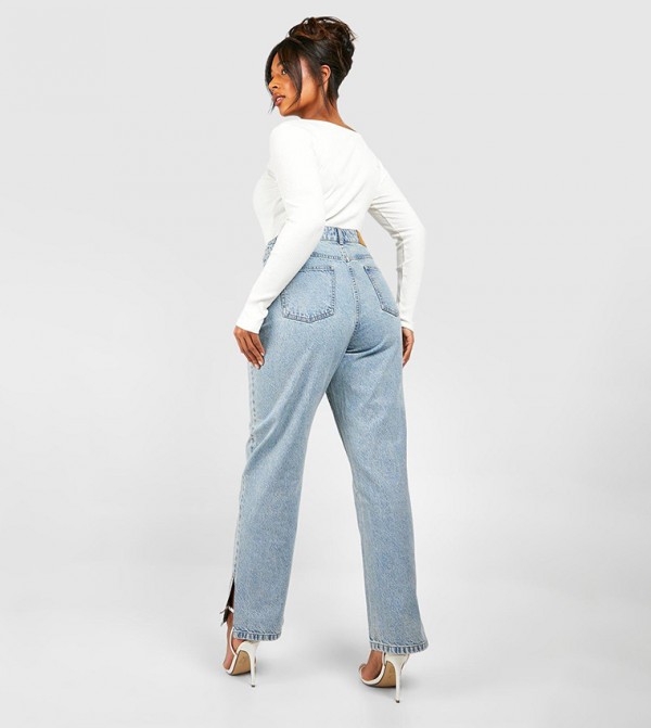 boohoo  Plus Size - Light Blue Jeans