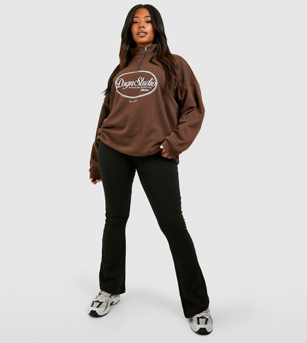 boohoo  Plus Size - Black Pants & Leggings