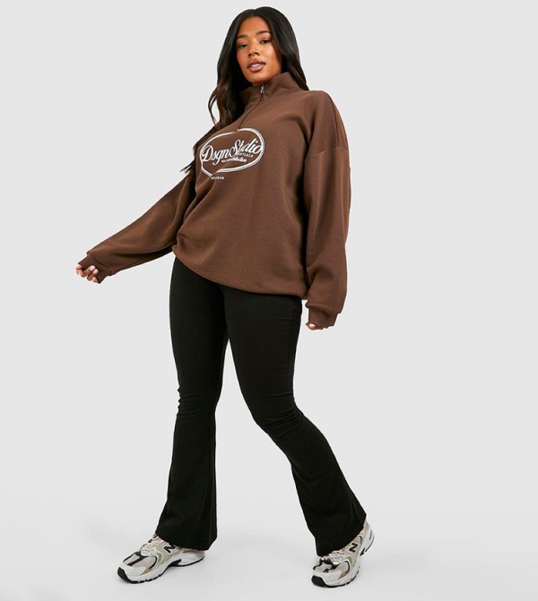 boohoo  Plus Size - Black Pants & Leggings