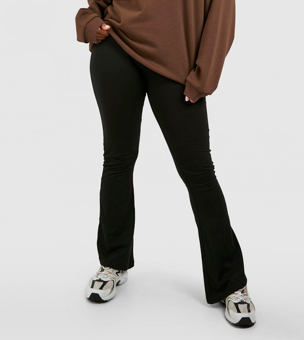 boohoo  Plus Size - Black Pants & Leggings