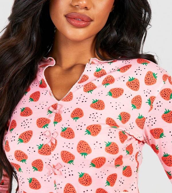 بوهو بوهو - أحمر Pyjama Set