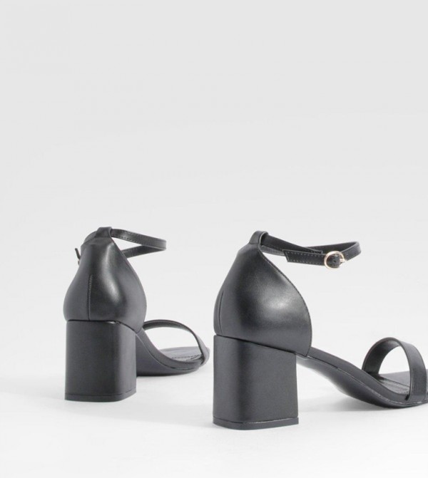 boohoo  Heels - Black Block Heels