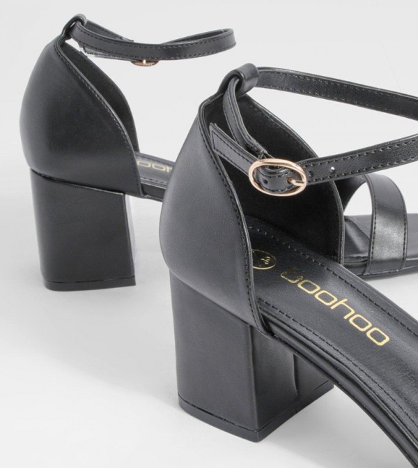 boohoo  Heels - Black Block Heels