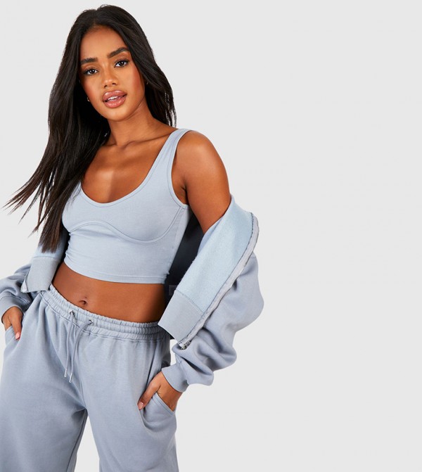 بوهو  ملابس رياضة - أزرق بدلة تراك -بدلة مشي