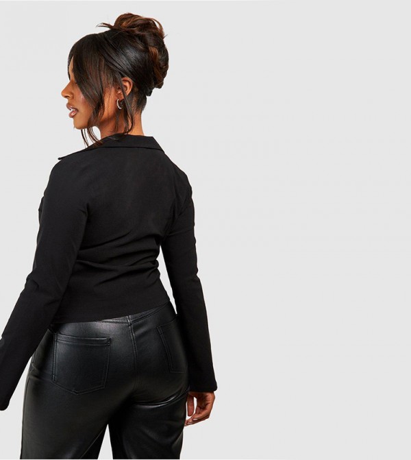 boohoo  Shirts - Black Shirts