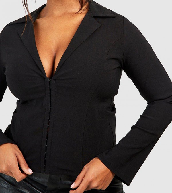 boohoo  Shirts - Black Shirts