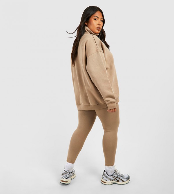 boohoo  Plus Size - Brown Co-Ord Sets