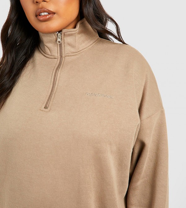 boohoo  Plus Size - Brown Co-Ord Sets