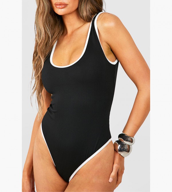 boohoo  Swimwear - Black Swim Suit