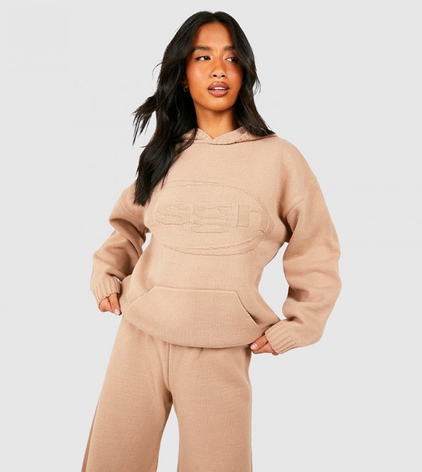 boohoo  Hoodies & Sweatshirts - STONE Hoodies