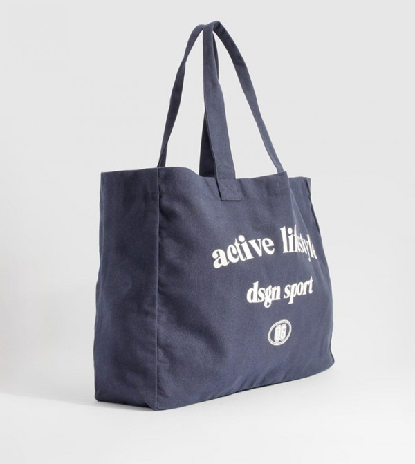 boohoo boohoo - Navy Tote Bags