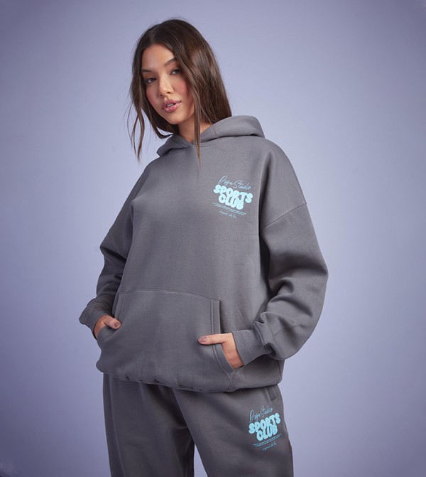 boohoo  Hoodies & Sweatshirts - Grey Hoodies