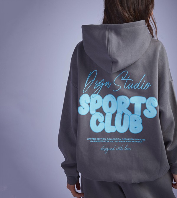 boohoo  Hoodies & Sweatshirts - Grey Hoodies