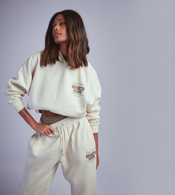 boohoo  Hoodies & Sweatshirts - Beige Hoodies
