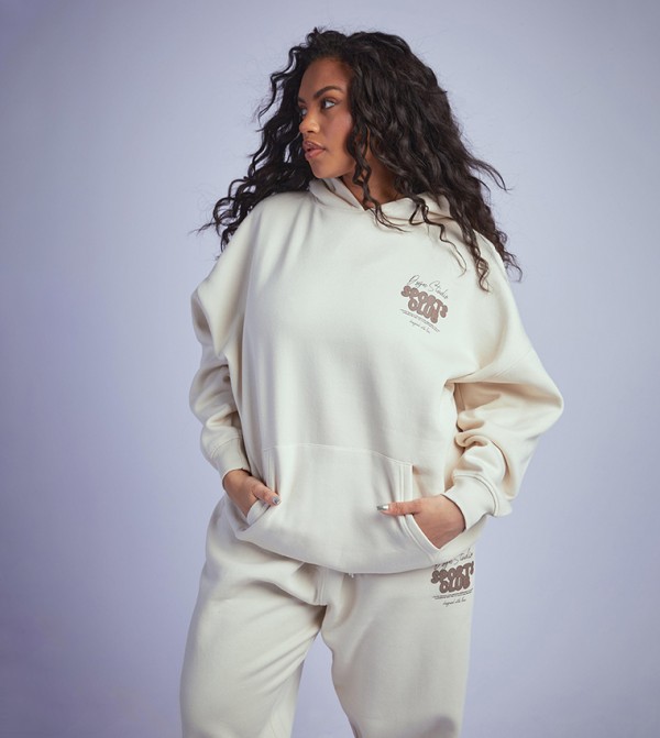 boohoo  Clothing - Beige Hoodies & Sweatshirts