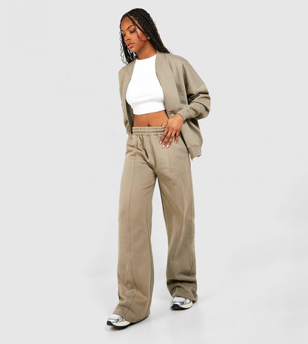 بوهو  ملابس رياضة - كاكي بدلة تراك -بدلة مشي