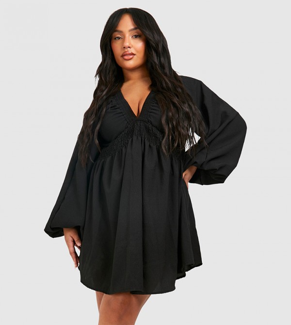 boohoo  Plus Size - Black Dresses