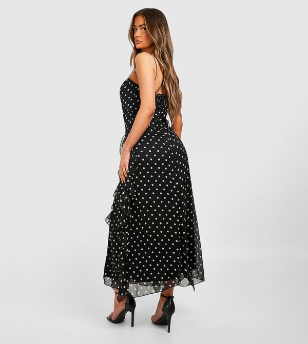 boohoo - Outlet  - Black Midi Dresses