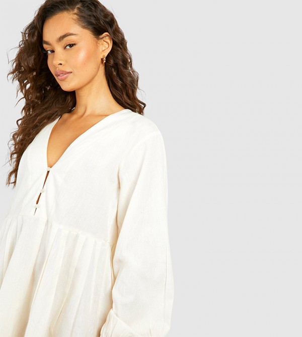 boohoo  Dresses - Beige Casual Dresses