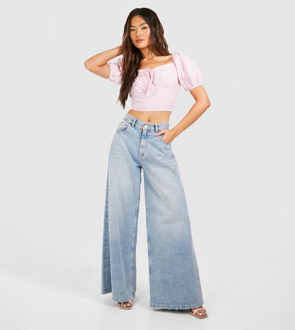 boohoo  Clothing - Pink Casual Tops