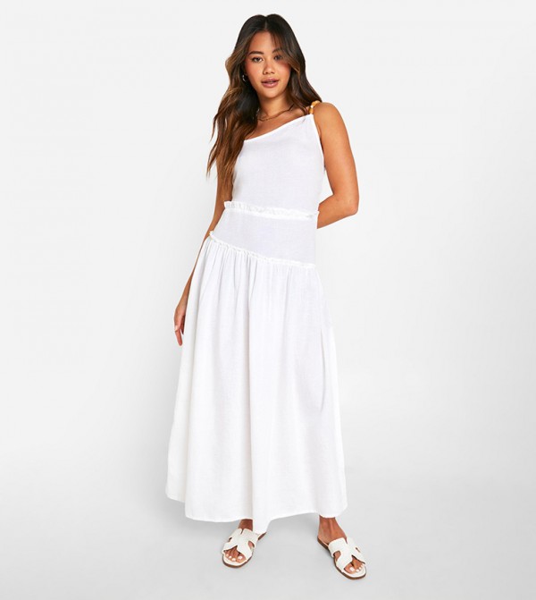 boohoo  Dresses - White Casual Dresses