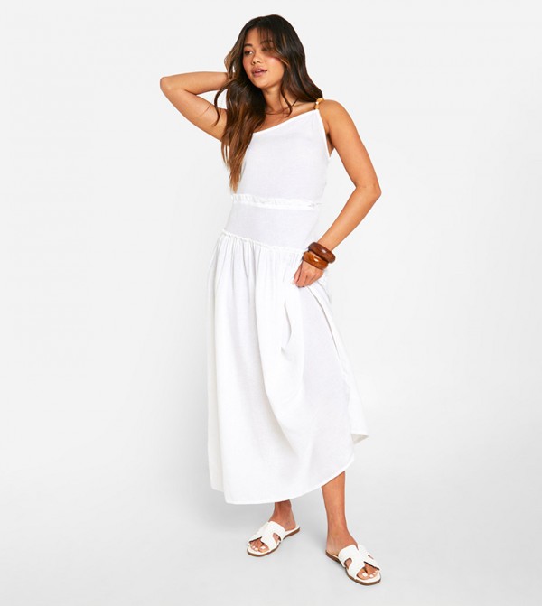 boohoo  Dresses - White Casual Dresses