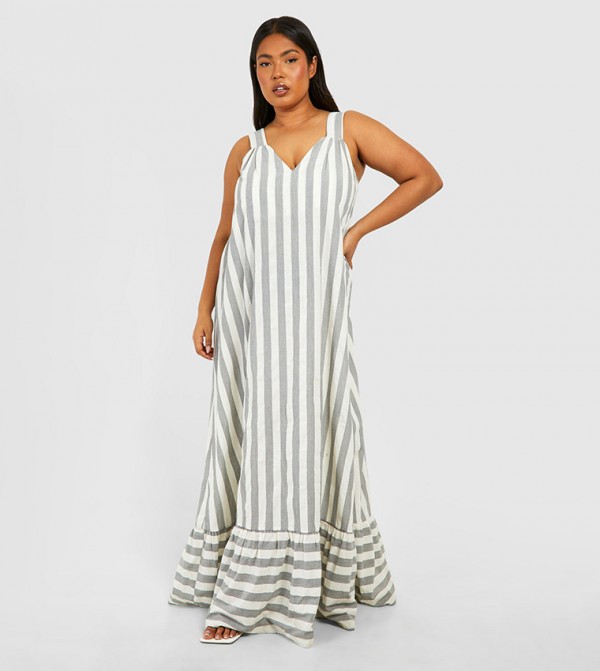 boohoo  Plus Size - Grey Dresses