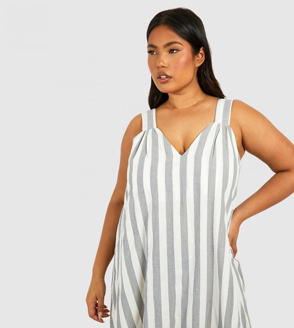 boohoo  Plus Size - Grey Dresses