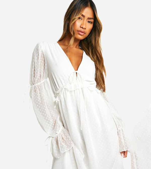 boohoo - White Casual Dresses