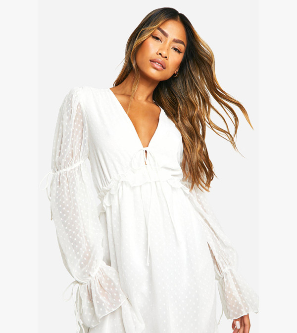 boohoo - White Casual Dresses