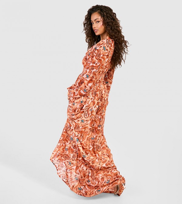 boohoo boohoo - Orange Casual Dresses