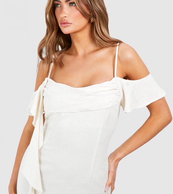 boohoo - Outlet  - Beige Casual Dresses