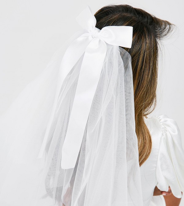 boohoo  Hair Accessories - White Hair Clips