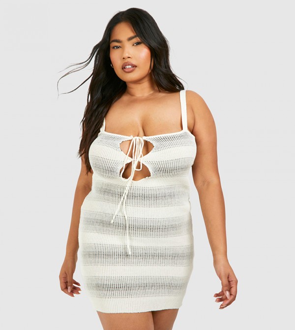 بوهو مقاس كبير - أسود اكسسوارات ملابس سباحة