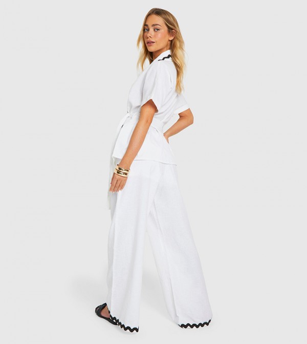 boohoo boohoo - White Casual Pants