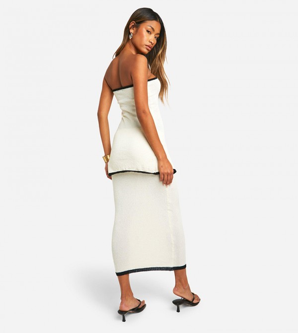 boohoo  Co-Ord Set - Ivory Co-Ord Set