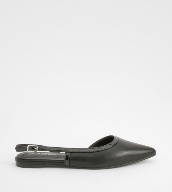 boohoo  Flat Shoes - Black undefined