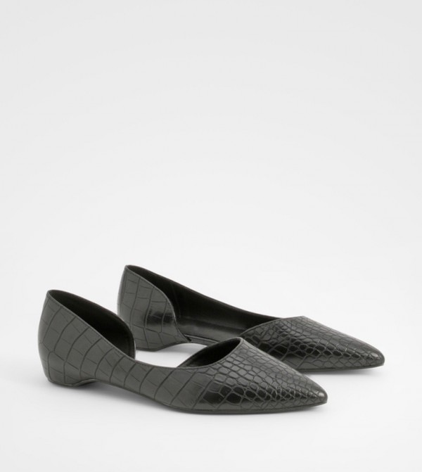 boohoo  Flat Shoes - Black undefined