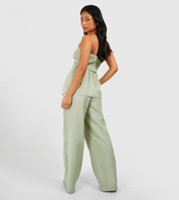 boohoo - Green Casual Pants