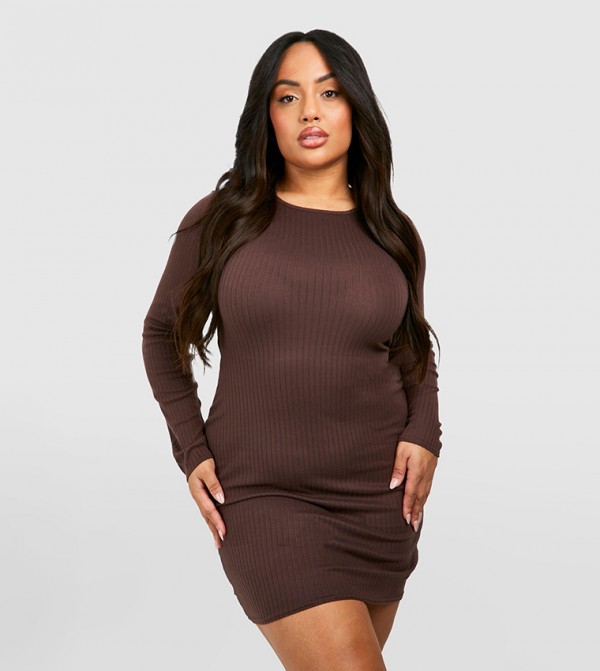boohoo  Dresses - Brown Dresses