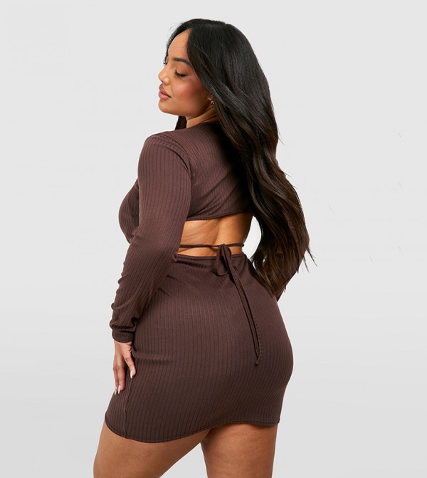 boohoo  Dresses - Brown Dresses