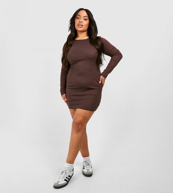 boohoo  Dresses - Brown Dresses