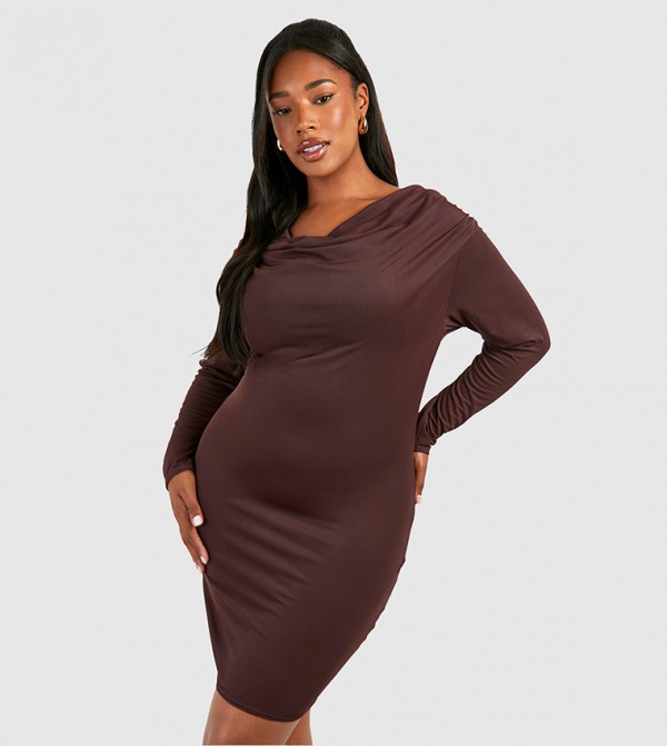 boohoo  Dresses - Brown Dresses