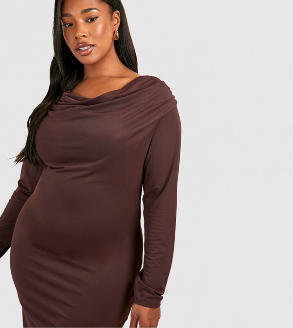 boohoo  Dresses - Brown Dresses