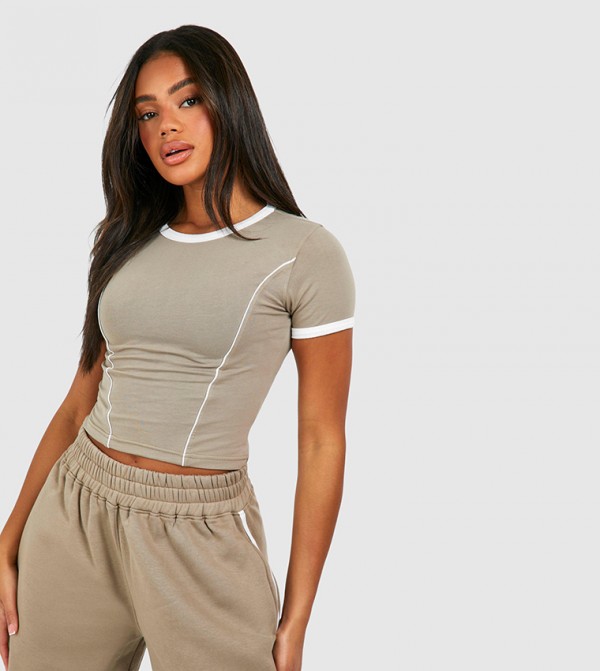 boohoo  Clothing - Khaki Track Suits