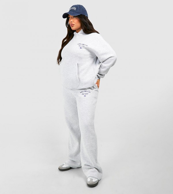 boohoo  Plus Size - ASH GREY Pants & Leggings