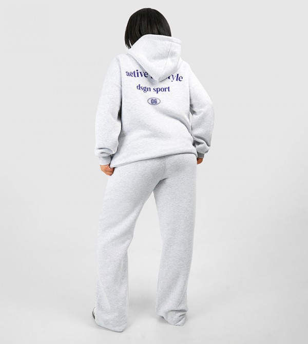 boohoo  Plus Size - ASH GREY Pants & Leggings