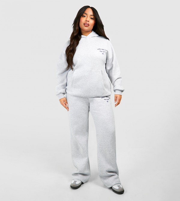 boohoo  Plus Size - ASH GREY Pants & Leggings