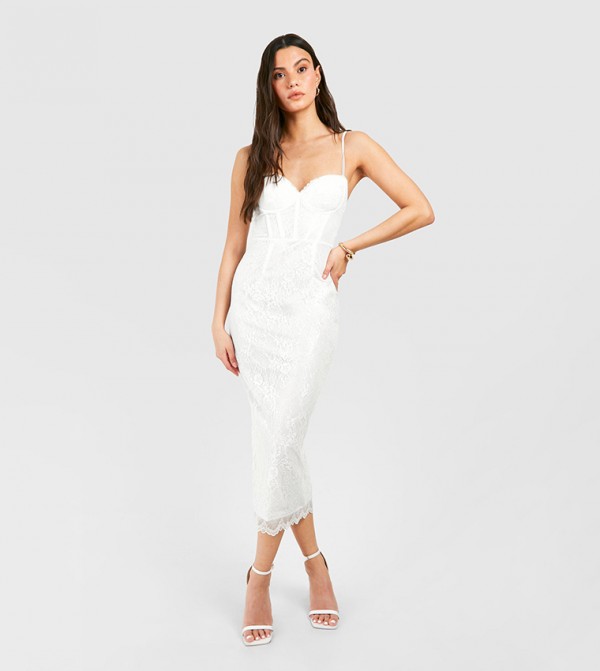 boohoo boohoo - White Casual Dresses